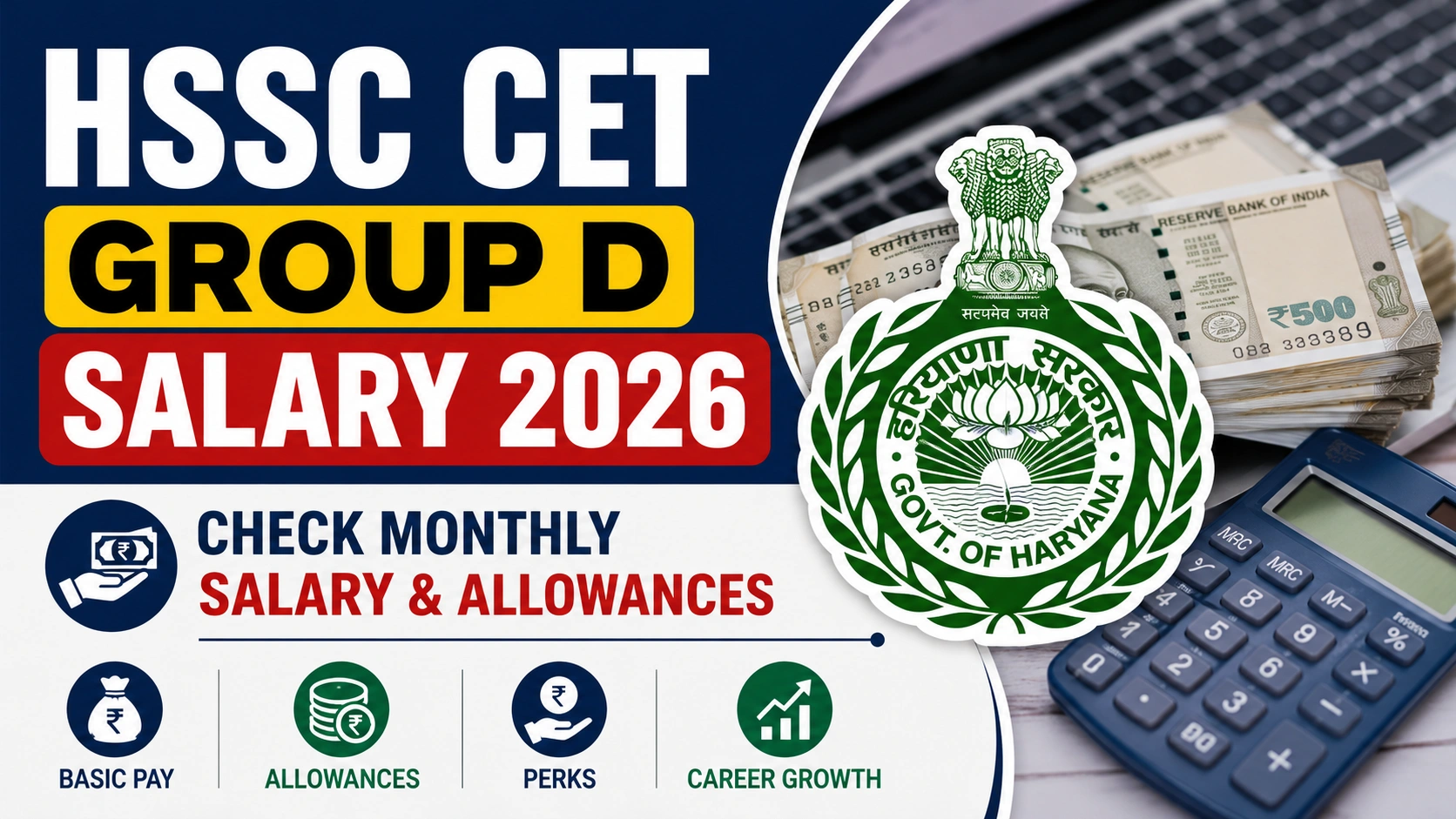 HSSC CET Group D Salary 2026