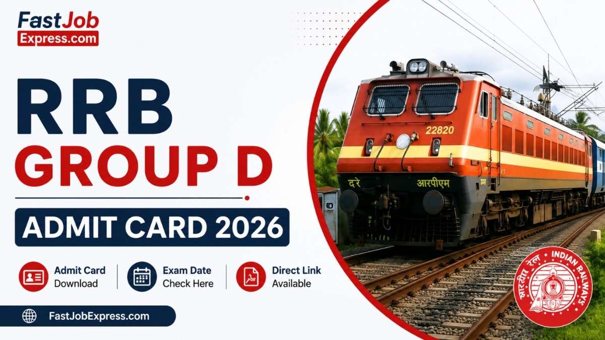 RRB Group D Admit Card 2026