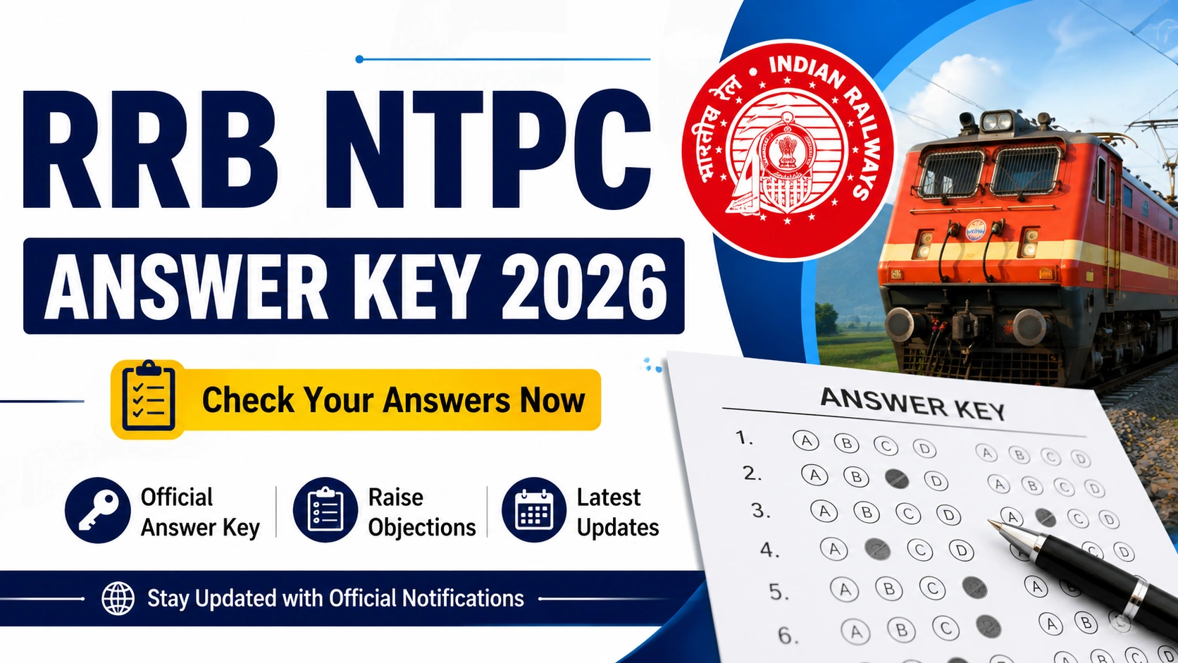 RRB NTPC Answer Key 2026