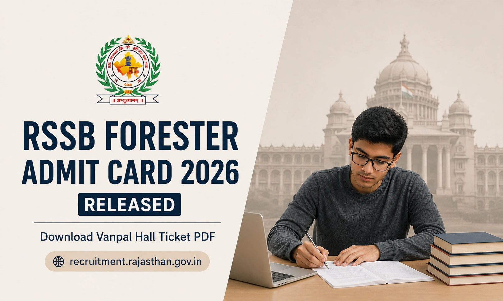 RSSB Forester Admit Card 2026
