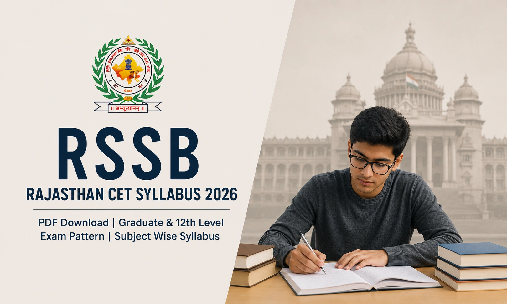 Rajasthan CET Syllabus 2026