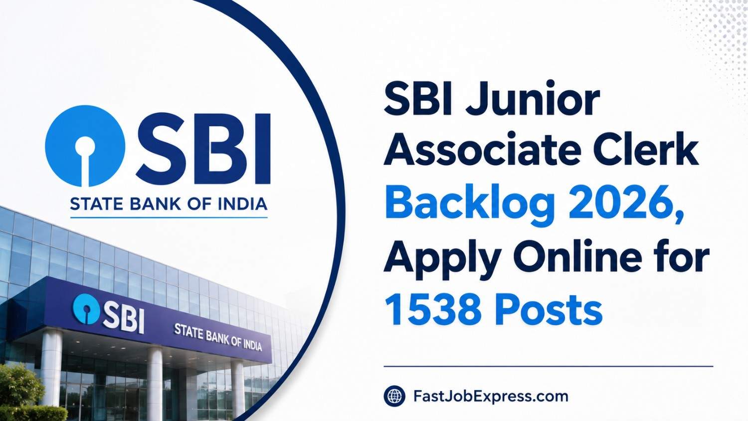 SBI Clerk Backlog Vacancy 2026